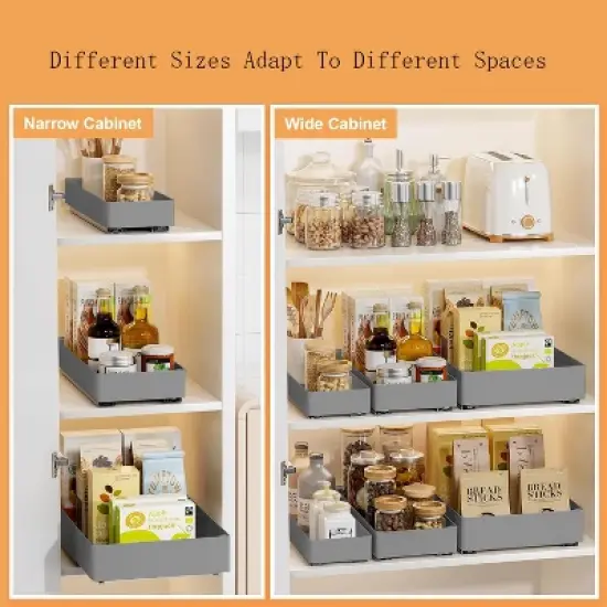Pull out Cabinet Organizer, Pull out Drawers for Kitchen Cupboards, Under Shelf Storage & Organisation image {4}