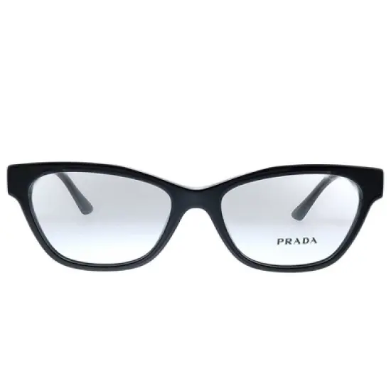 Prada PR 03WV 1AB1O1 Womens Square Eyeglasses Black 53mm image {1}