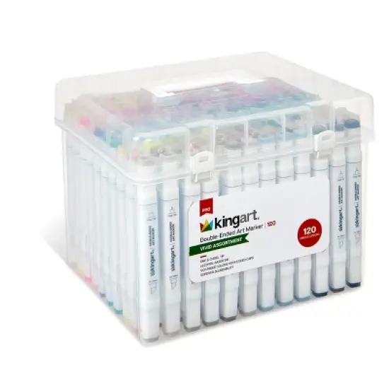 KINGART PRO Double-Ended Alcohol Markers 120 Colors image {9}