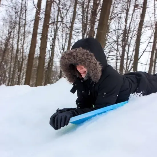 Emsco ESP 48" Day Glow Sno Cruiser Toboggan TwoRider Sled - Neon Tie-Dye image {2}