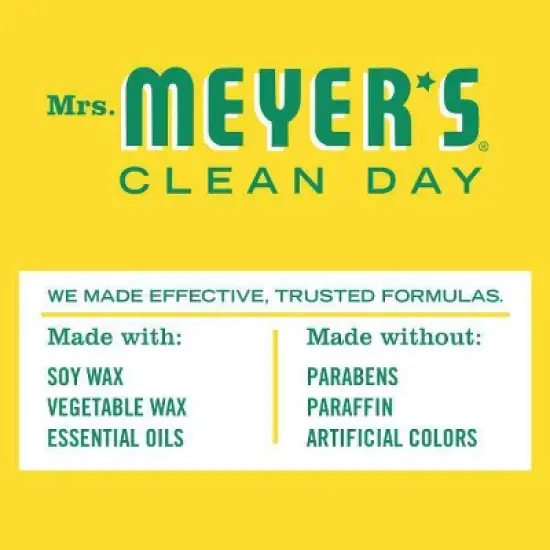 Mrs. Meyer's Clean Day Honeysuckle Large Jar Candle - 7.2oz image {3}