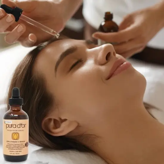 Pura d'or 20% Vitamin C Serum - 4 fl oz image {4}