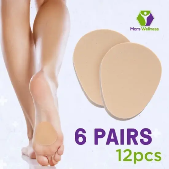 Mars Wellness Metatarsal Firm Tan Foam Foot Pad - 6 Pairs image {5}