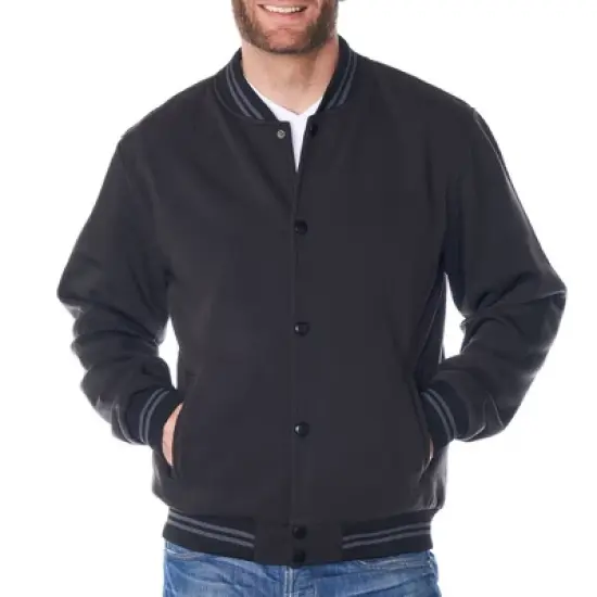 Alpine Swiss Tyler Mens Varsity Baseball Jacket Casual Letterman Bomber Jacket image {2}
