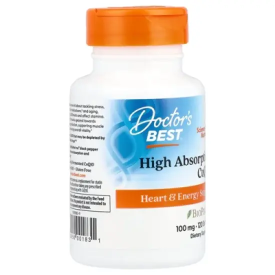 Doctor's Best High Absorption CoQ10, 100 mg, 120 Softgels image {3}