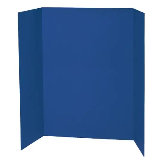 Pacon&reg; Presentation Board, Blue, Single Wall, 48" x 36", 1 Board image {1}