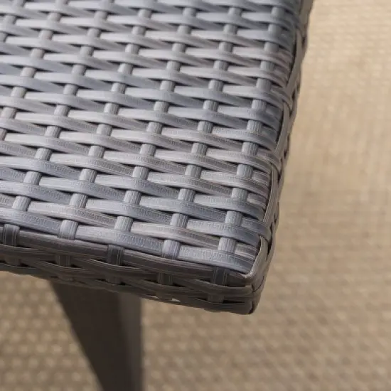 Canoga 7pc Wicker Patio Dining Set - Brown - Christopher Knight Home image {2}