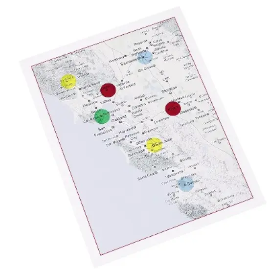 Avery See-Through Color-Coding Removable Labels, 3/4 Inch Round Labels, Assorted Translucent Colors, Non-Printable, 1,015 Dot Stickers Total (5473) image {1}