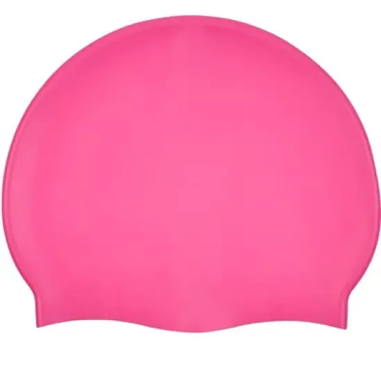 Sporti Kids' Solid Neon Silicone Swim Cap image {3}