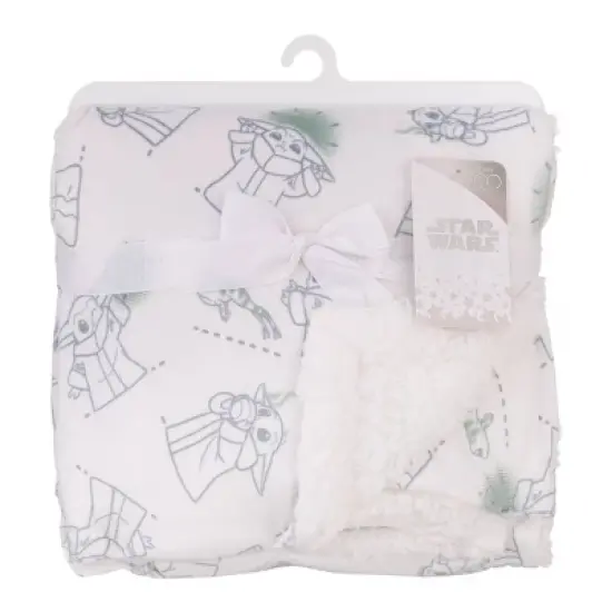Disney Grogu Plush Baby Blanket image {3}