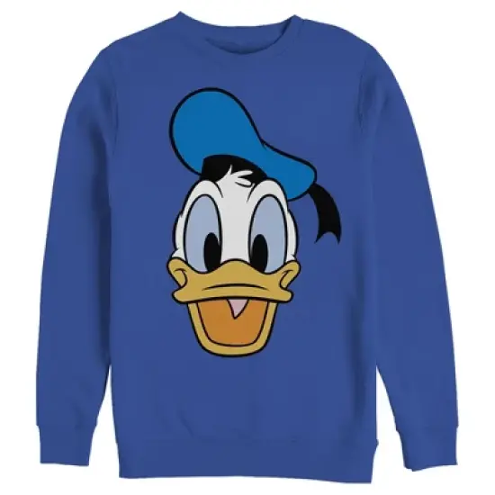 Men's Mickey & Friends Large Donald Duck Sweatshirt image {3}