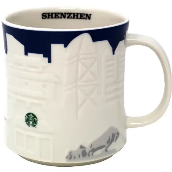Starbucks Collector Relief Series Shenzhen Mug, 16 Oz image {2}