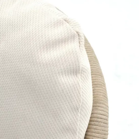 Complete Garden Dining Group Contour Cushioned Chairs & Circular HardwoodTexture Table image {7}