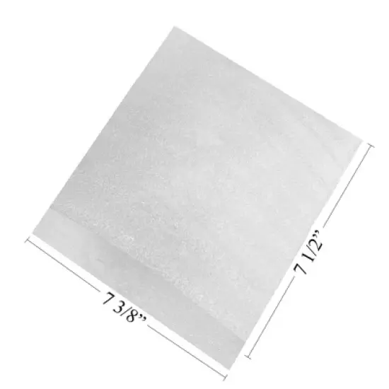 UBMOVE 7-3/8" x 7-1/2" White Foam Pouches for Cups (25 Pack) Protect Dishes image {2}