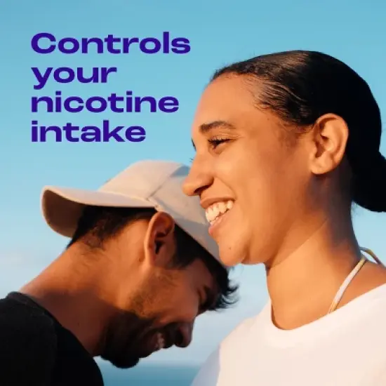 Nicorette 2mg Coated Nicotine Lozenge Stop Smoking Aid - Ice Mint image {8}