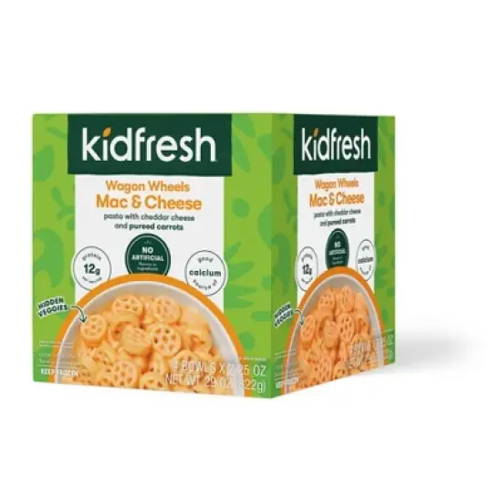 KidFresh Frozen Wagon Wheels Mac & Cheese Value Pack - 29oz image {2}