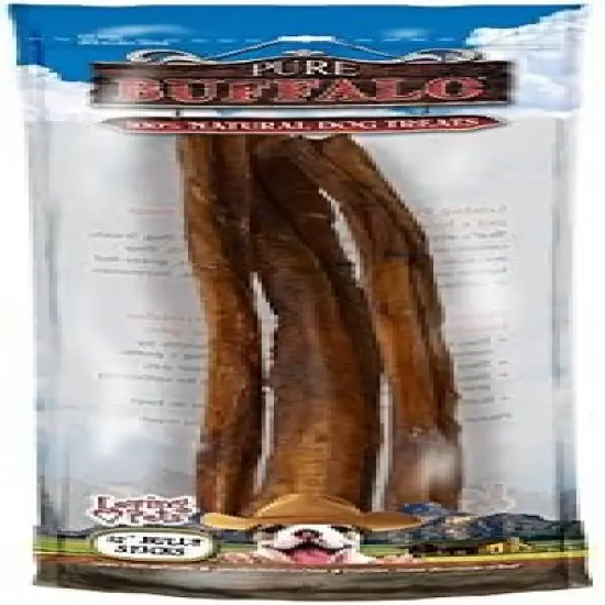 Loving Pets 11-12 Inch Pure Buffalo Bully Sticks (3 Pack) image {1}