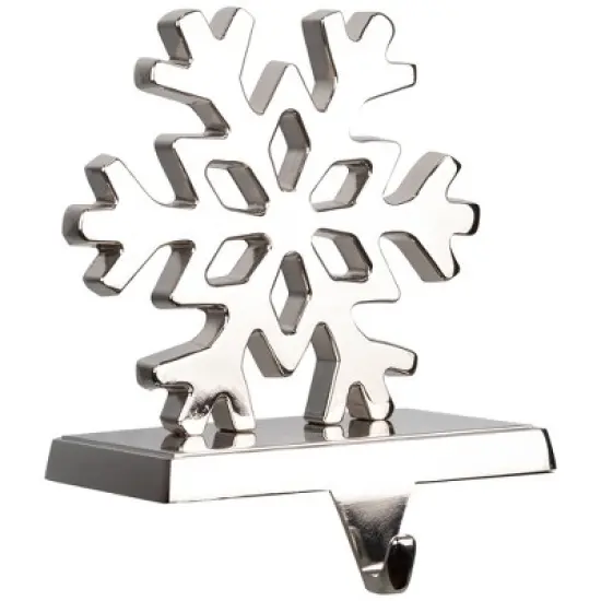 Northlight Snowflake Metal Christmas Stocking Holder - 5" image {3}