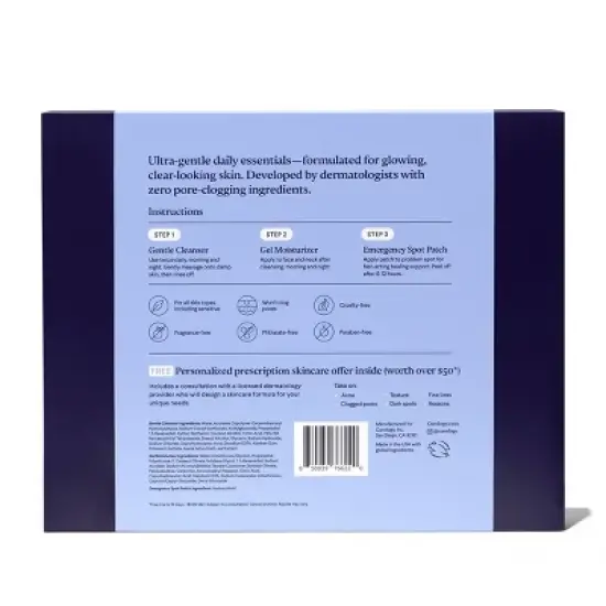 Curology Skincare Starter Set, Gentle Essentials Kit for All Skin Types - 3ct image {5}