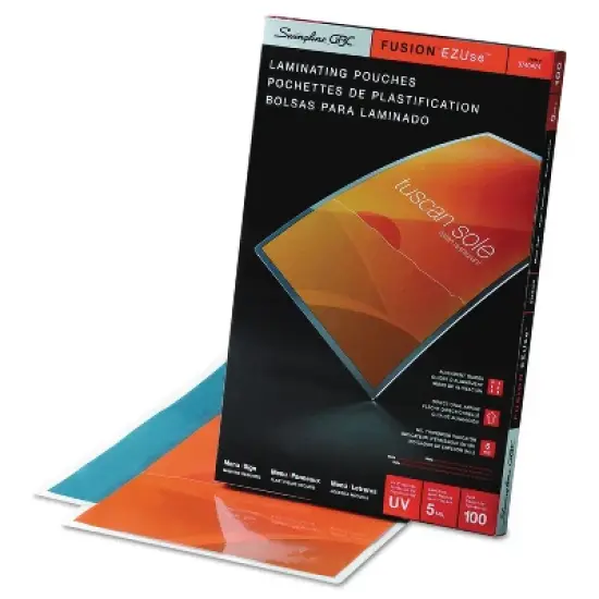 Swingline EZUse Thermal Laminating Pouches 5 mil 11 1/2 x 17 1/2 100/Box 3740474 image {4}