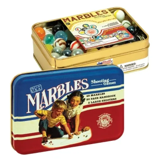 Channel Craft Old-Fashioned Shooting Marble Game in Classic Tin image {3}