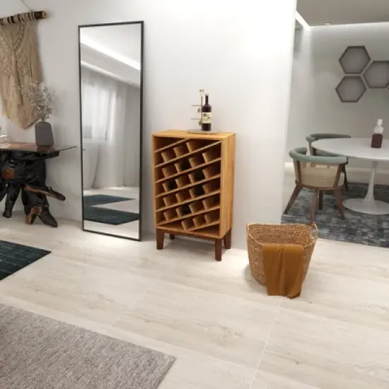 Modern Wood Wine Rack Brown - Olivia & May image {8}