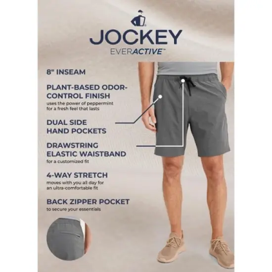 Jockey Men's EVERACTIVE 8" Woven Short image {2}