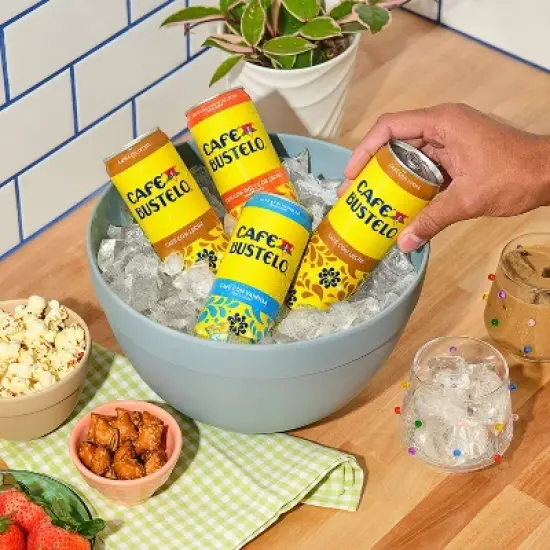 Cafe Bustelo Cafe Con Leche Espresso Style Beverage with Milk - 11 fl oz image {5}