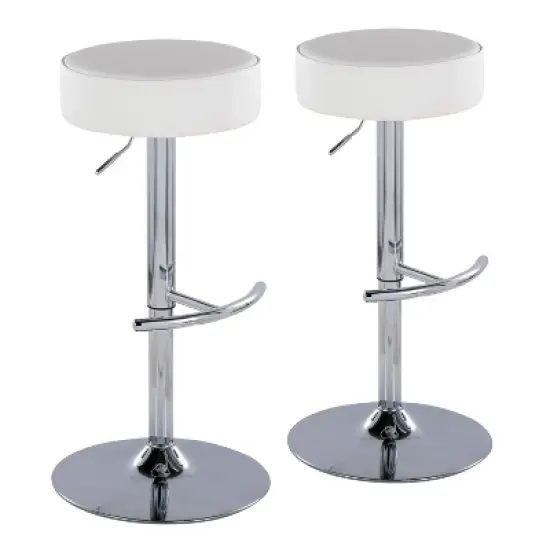 Set of 2 Dot Adjustable Barstools - LumiSource image {12}