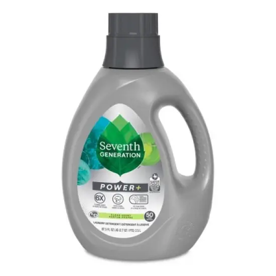 Seventh Generation Power + Liquid Laundry Detergent Soap Clean Scent - 50 Loads/87.5 fl oz image {3}