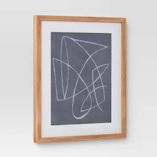 2pk 16" x 20" Modern Scribble Framed Under Glass Wall Poster Print Blue - Threshold&trade; image {3}