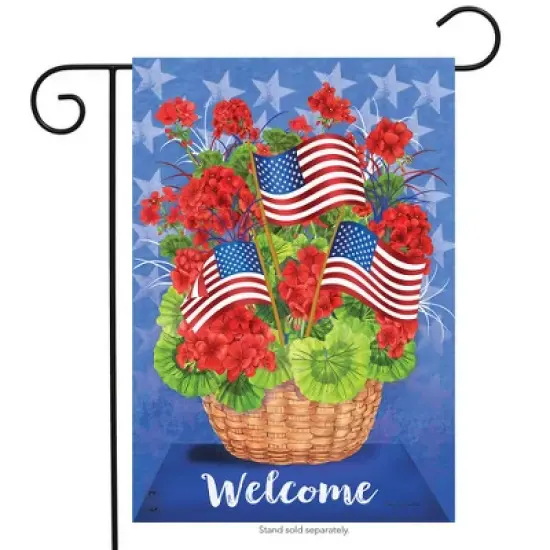 Briarwood Lane Garden Flag 12x18 For Outdoor Patriotic Basket Summer For Summer Garden Flag Flags For Outside image {1}