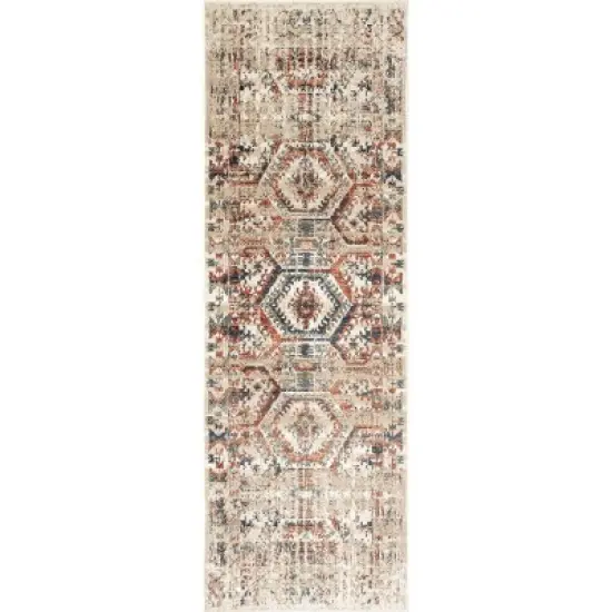 nuLOOM Niamh Distressed Motif Area Rug image {7}