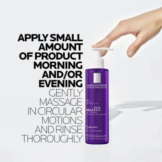 La Roche Posay Mela B3 Gel Cleanser - 6.76 fl oz image {6}