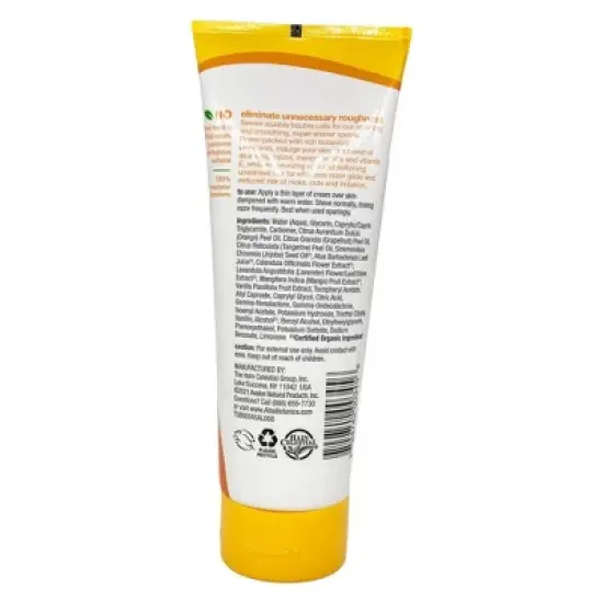 Alba Botanica Very Emollient Cream Shave Mango Vanilla - 8 oz image {1}