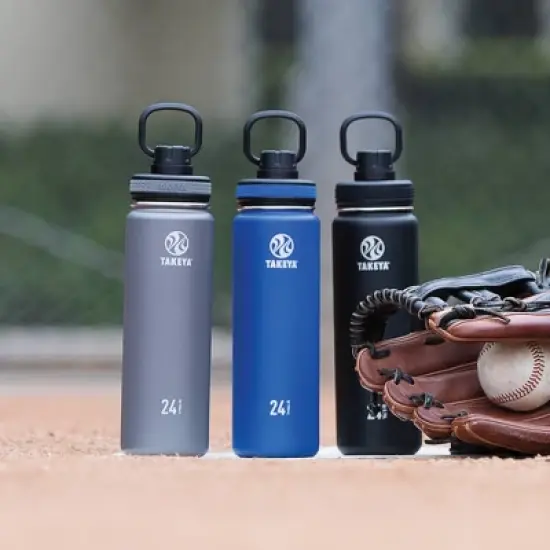 Takeya 24oz Originals Insulated Stainless Steel Water Bottle with Spout Lid image {2}