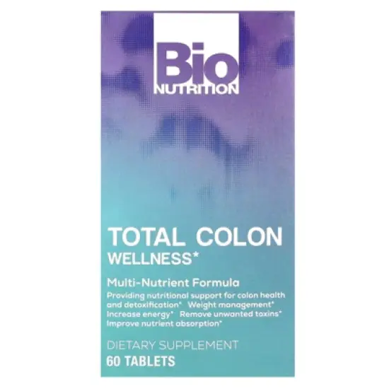 Bio Nutrition Total Colon Wellness, 60 Tablets image {4}