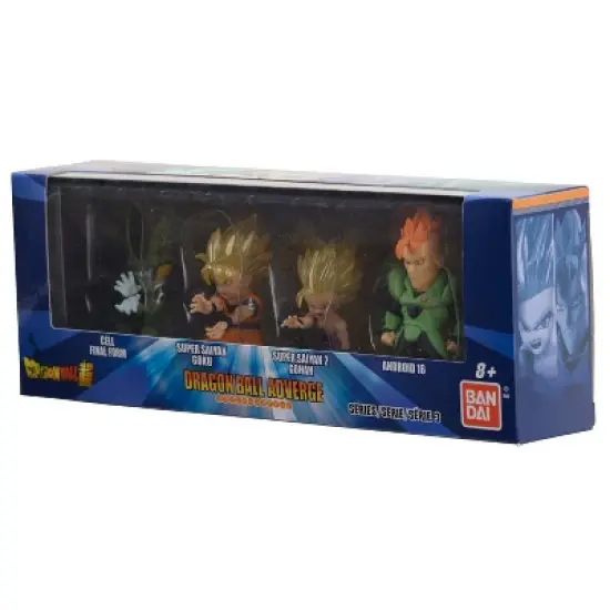 Dragon Ball Super: Super Saiyan Goku - Super Saiyan 2 Gohan - Cell Final Form - Android 16 Action Figure 4pk image {18}