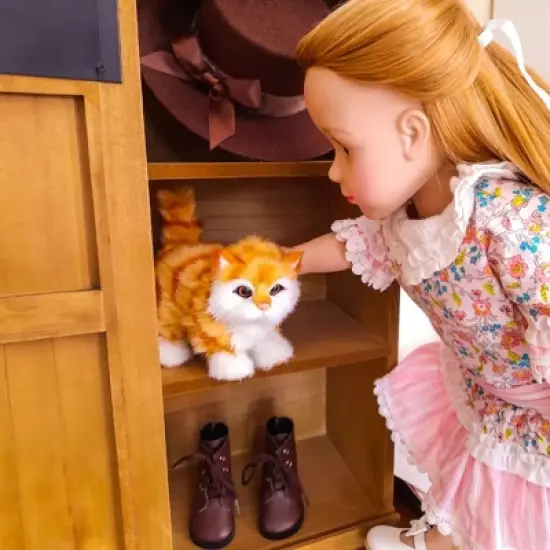 The Queen's Treasures Orange Tabby Kitty Cat Pet For 18 Inch Dolls image {5}
