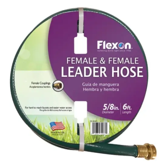 Flexon 5/8 in. D X 6 ft. L Light Duty Leader Hose Model No. REM6FFL image {1}