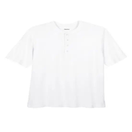 KingSize Men's Big & Tall Shrink-Less&trade; Lightweight Henley T-Shirt Henley Shirt image {6}