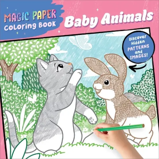 Magic Paper Coloring Book: Baby Animals - (Paperback) image {1}
