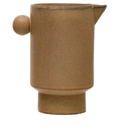 Storied Home Storied Home Modern Small Stoneware Pitcher or Vase image {6}