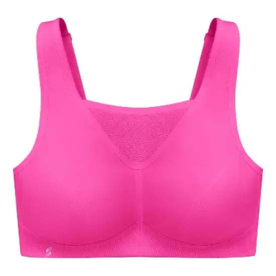 Glamorise Womens No-Bounce Camisole Sports Wirefree Bra 1066 Rose Violet image {3}