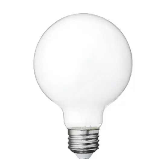 GE 2pk Cool Daylight 60W G25 Frosted LED Light Bulbs image {2}