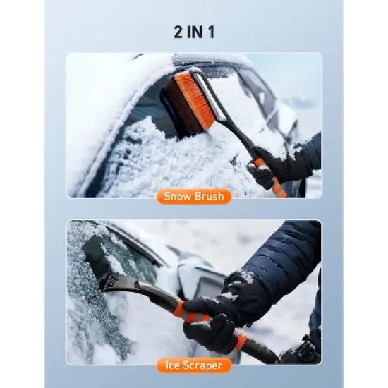 AstroAI 27" Snow Brush and Ice Scraper for Car Windshield image {3}