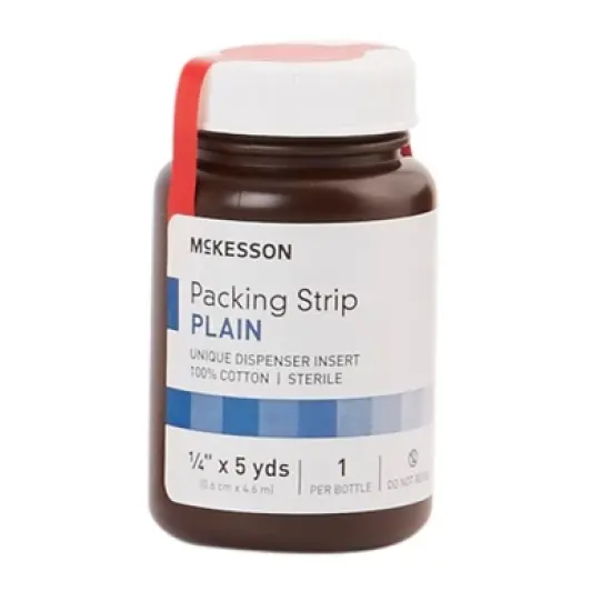 McKesson Packing Strip for Wounds, Sterile Cotton image {3}