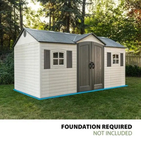 Lifetime 15 ft. x 8 ft. Legacy Outdoor Storage Shed (60465) image {1}