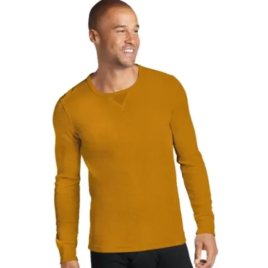 Jockey Men's Tall Man Long Sleeve Waffle Crew image {6}
