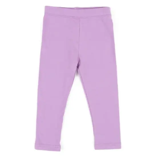 Leveret Girls Classic Solid Color Legging image {8}